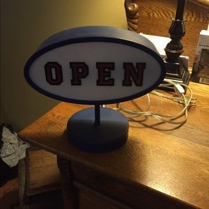Open sign
